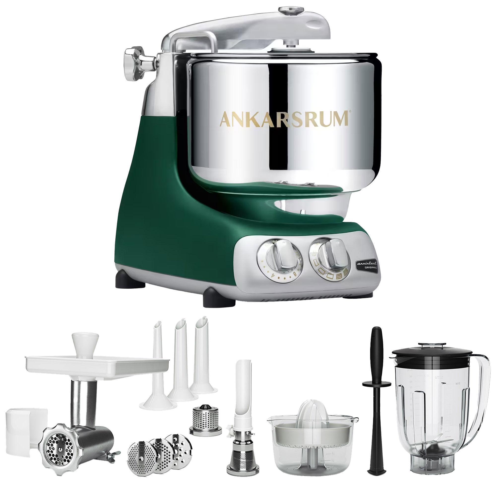 Ankarsrum AKM 6230 kjøkkenmaskin Forest Green deluxepakke