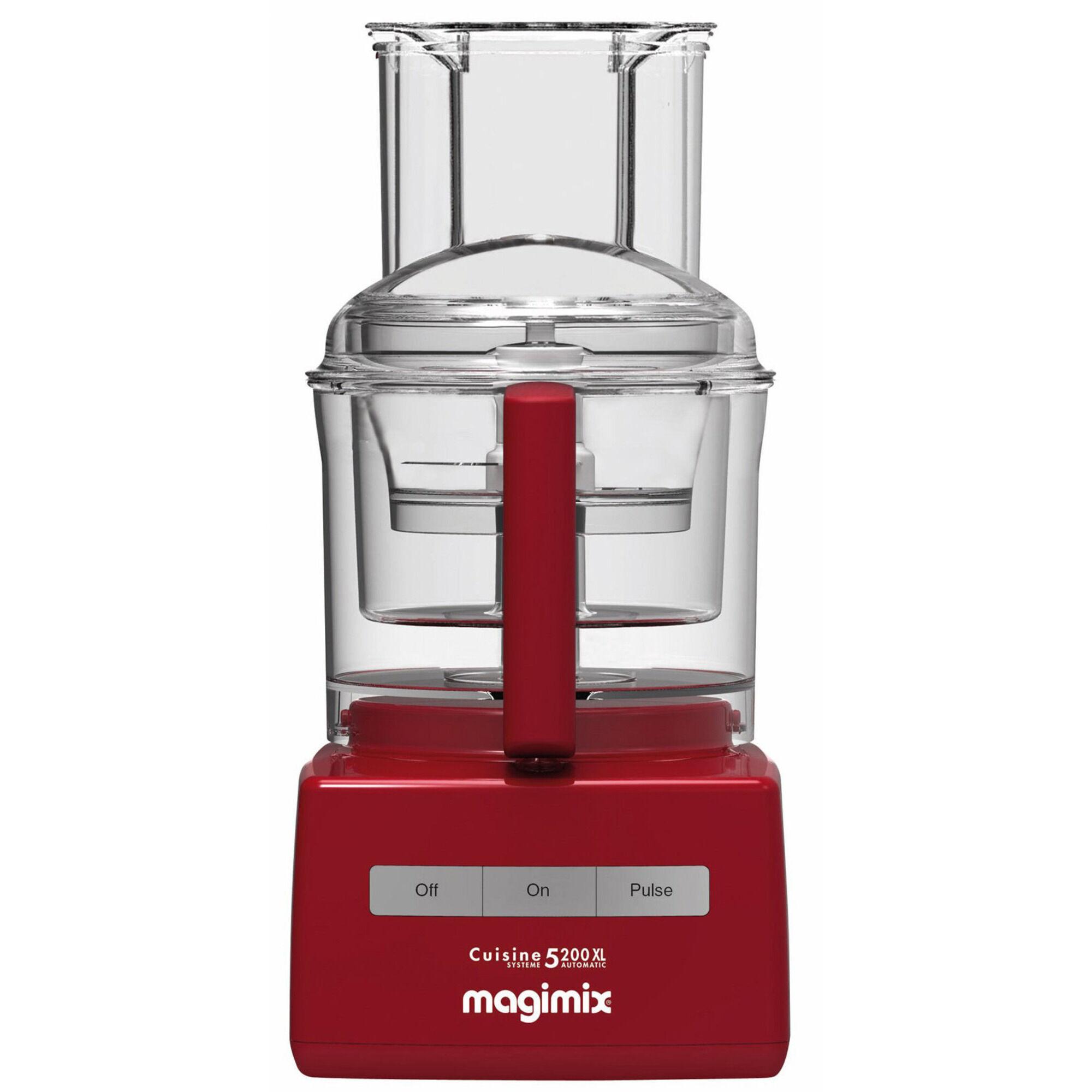 Magimix CS 5200 XL foodprosessor i rød
