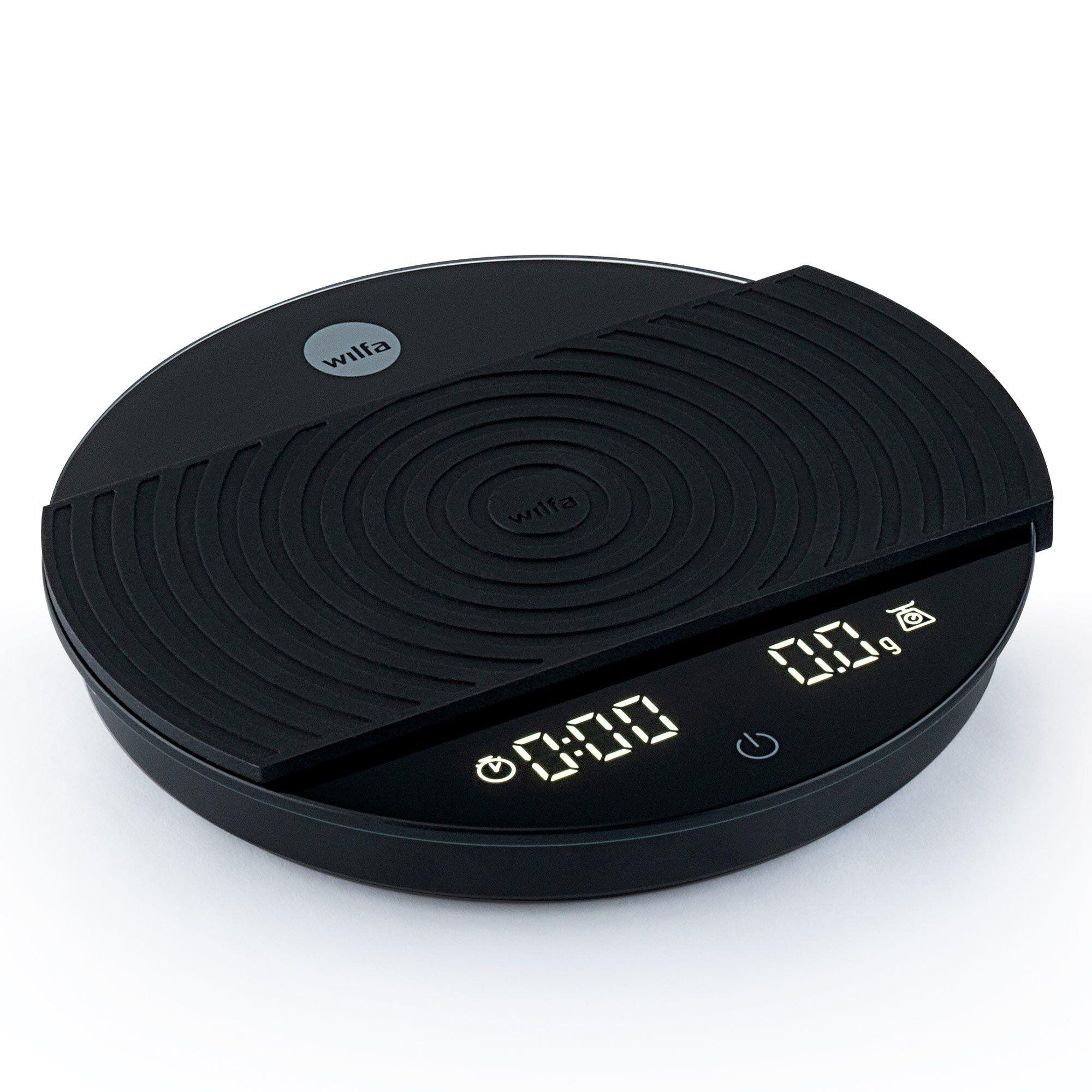 Wilfa UNI Black kjøkkenvekt KS1B-T2 med Bluetooth og timer